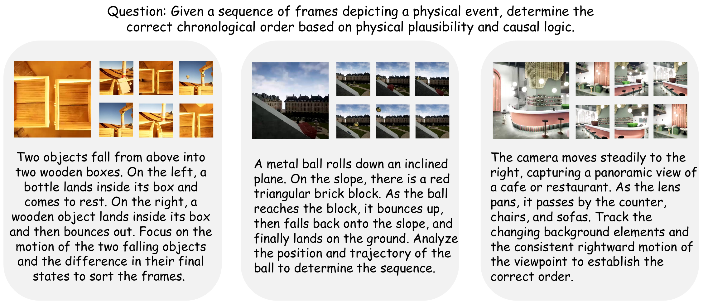 IntPhys2 physical reasoning examples